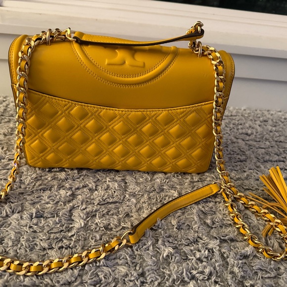 Tory Burch Yellow Shoulder Bag - Picture 5 of 5